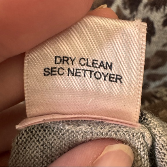 Rebecca Taylor Silk Cashmere Leopard Animal Print Flutter Sleeve Blouse Size S - Picture 8 of 8